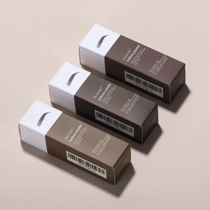 6 - Colour Eyebrow Powder Kit with Stamp and Stencil